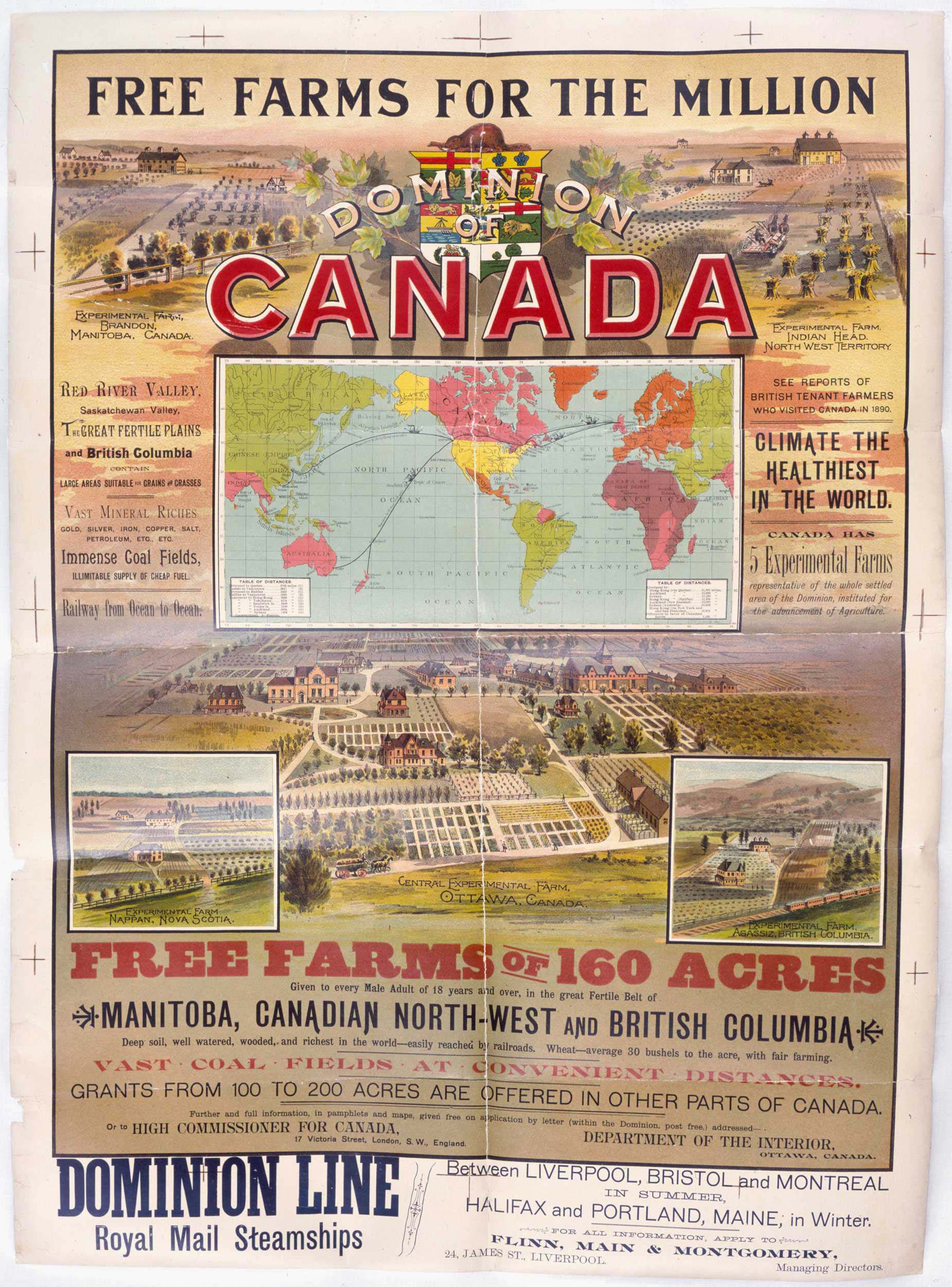 Free Farms for the Million. Dominion of Canada. Copyright Libraries and Archives Canada